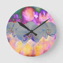 Orkidéer av tropisk blommigt av abstrakt