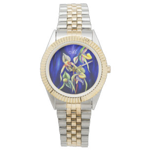 Orkidéer av tropiska exotiska Eleganter Armbandsur