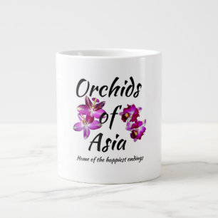 Orkidéer i Asien Jumbo Mugg