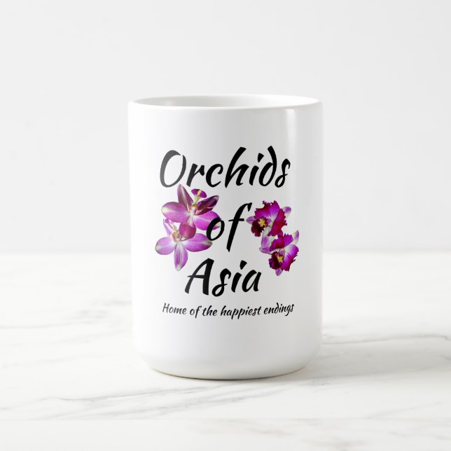 Orkidéer i Asien Kaffemugg (Center)