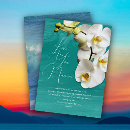 Orkidéer Mors Dags Tacksamhetskort Inbjudningar