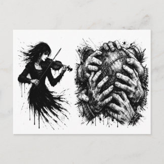 Orkney Ba T‑Shirt (Haunted‑Ink Edition) Vykort