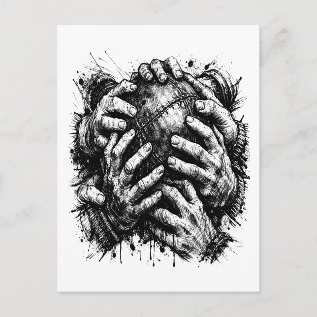 Orkney Ba T‑Shirt (Spökskrifts‑Upplaga) Vykort (Framsida)