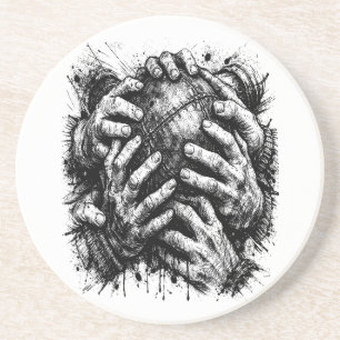 Orkney Dark Art Ink Illustration – Griphänder Underlägg