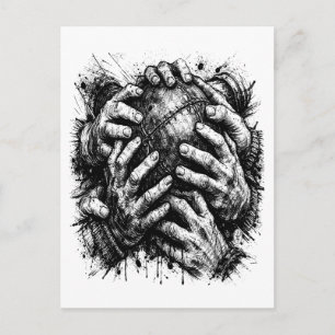 Orkney Dark Art Ink Illustration – Griphänder Vykort