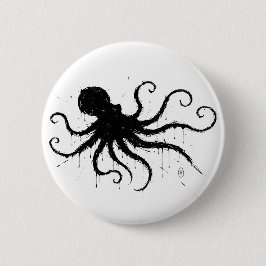 Orkney Dark Ink Illustration – Grasping Octopus Knapp