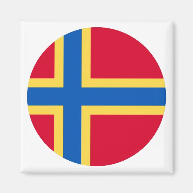 Orkney Islands Flagga Magnet (Framsidan)