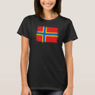 Orkney Islands Flagga St Magnusu2019 Kor Orcadians T Shirt