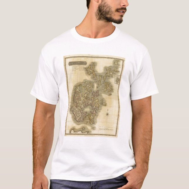 Orkney öar tee shirt (Framsida)