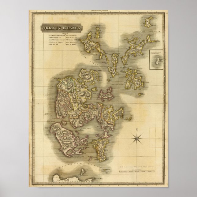 Orkney-öarna Poster (Framsidan)