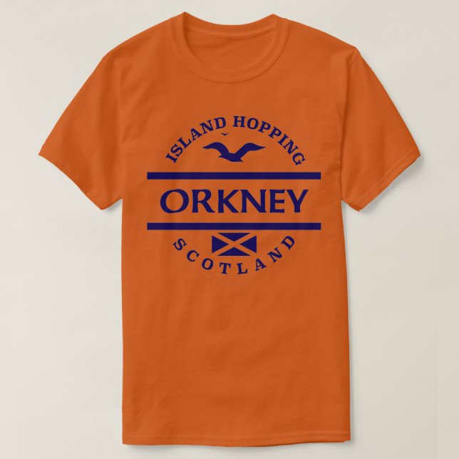 Orkney Scottish Islands T Shirt (Design framsida)