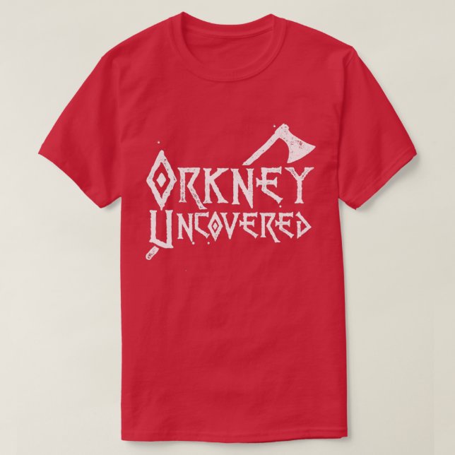 Orkney Uncover Ax T Shirt (Design framsida)