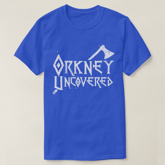 Orkney Uncovered Axe T Shirt (Design framsida)