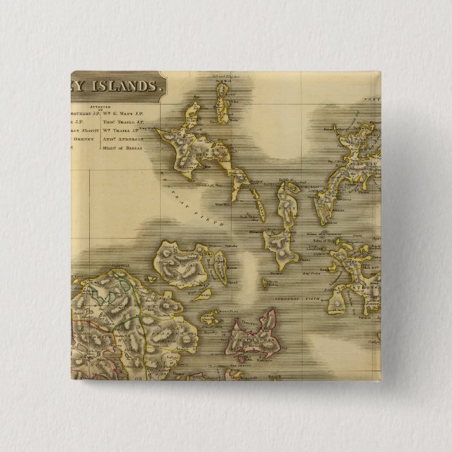 Orkneyöarna Knapp (Framsida)