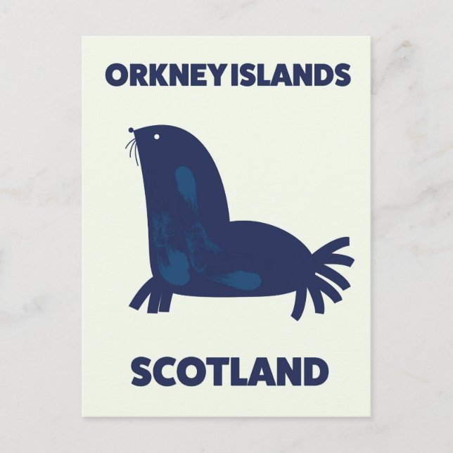 Orkneyöarna, Skottland Vykort (Framsida)