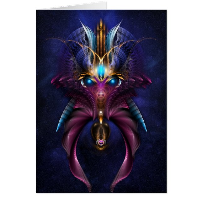 Orkolon Starfield Hälsningskort (Framsidan)