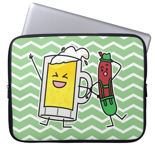 Örkorvens Oktoberfest för Oktoberfest Laptop Fodral (Framsidan)
