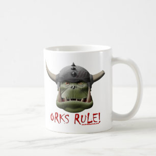 Orks härskar! kaffemugg