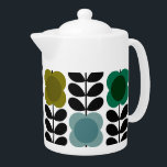 Orla Kiely Spot Flowers Stem, Blue Grönt<br><div class="desc">Är inte det här en glad mönster? Det är har att toppen kan känna igen Orla Kiely vibe. Föreställ dig att det blåser stiliserade blommor över hela ställe i roligten. De är sitta höger ovanpå hennes klassiska Stem-design, de där vackra svarta stjälkar med sina små löv-former. Varje blomma är en...</div>