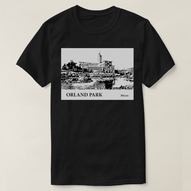 Orland Park Illinois TShirt 2 T Shirt (Design framsida)