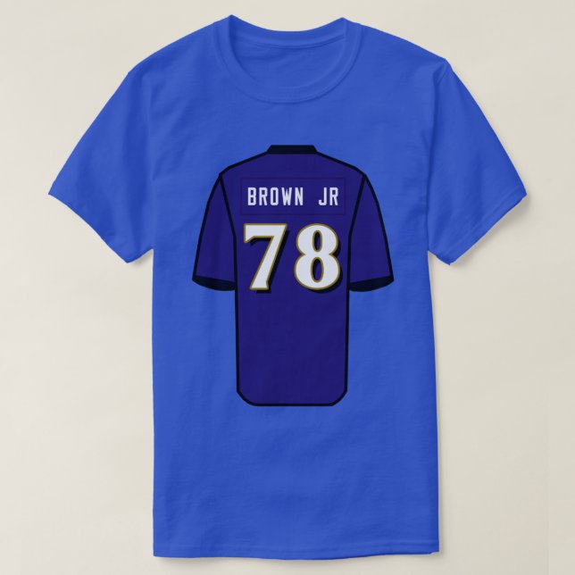 Orlando Brown Jr Jersey T Shirt (Design framsida)