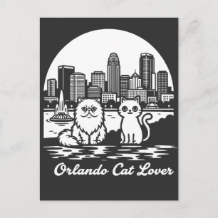 Orlando City Florida Kattälskare Vykort