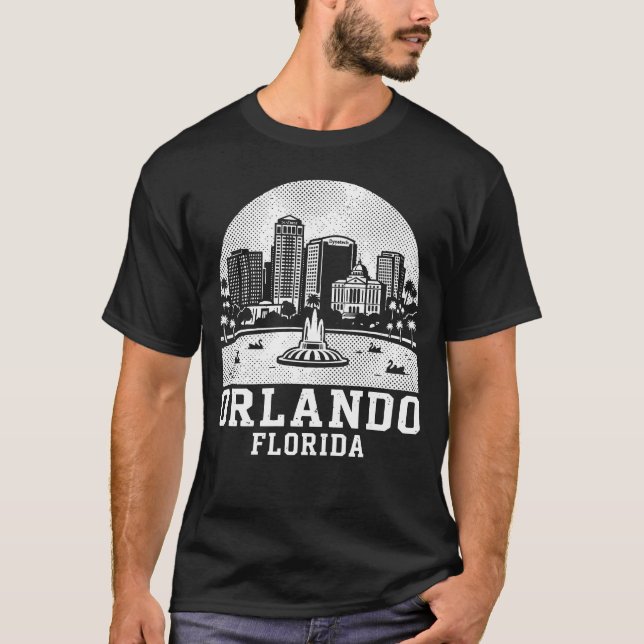 Orlando City Florida T Shirt (Framsida)