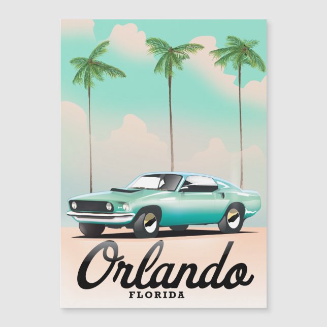 Orlando Dusk Florida-reseaffisch (Framsida)