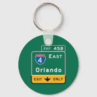 Orlando, FL Road Sign