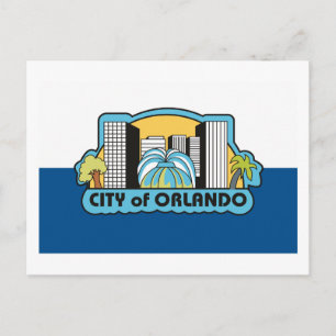Orlando flaggavykort vykort