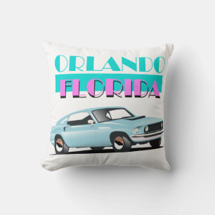 Orlando Florida 80s poster Kudde