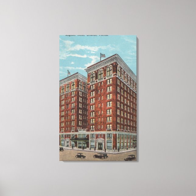 Orlando, Florida - Angebilts yttre vy Canvastryck (Framsida)