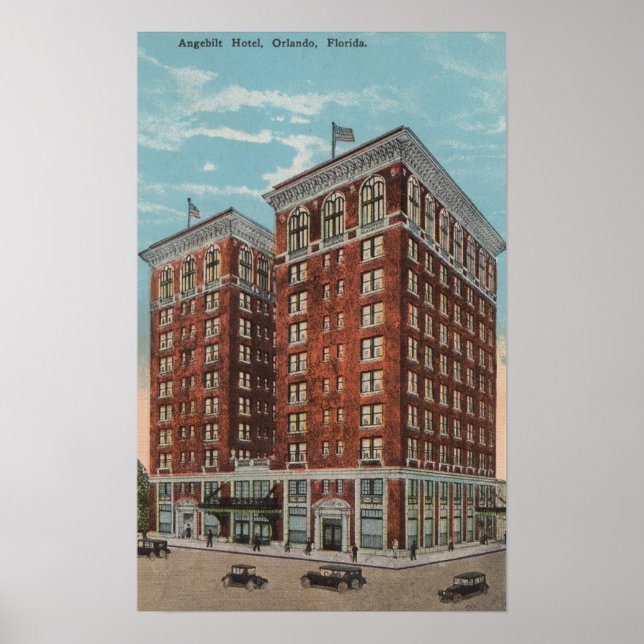Orlando, Florida - Angebilts yttre vy Poster (Framsidan)