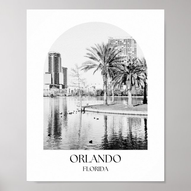 Orlando Florida Arch Photo Print Poster (Framsidan)