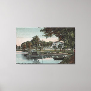 Orlando Florida - beskåda av en Cove på sjön Canvastryck