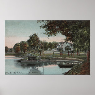 Orlando Florida - beskåda av en Cove på sjön Poster
