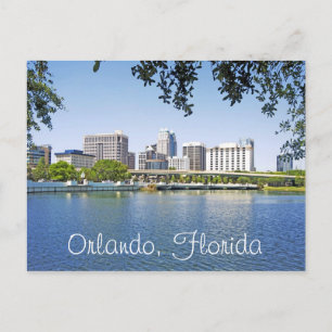 Orlando, Florida betraktad från Sjö Lucerne Vykort