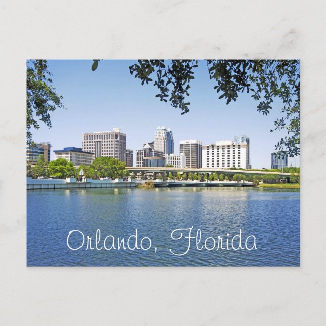 Orlando, Florida betraktad från Sjö Lucerne Vykort (Framsida)