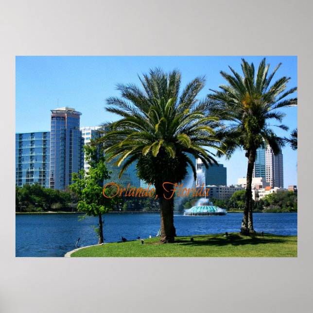 Orlando Florida Cityscape Poster (Framsidan)