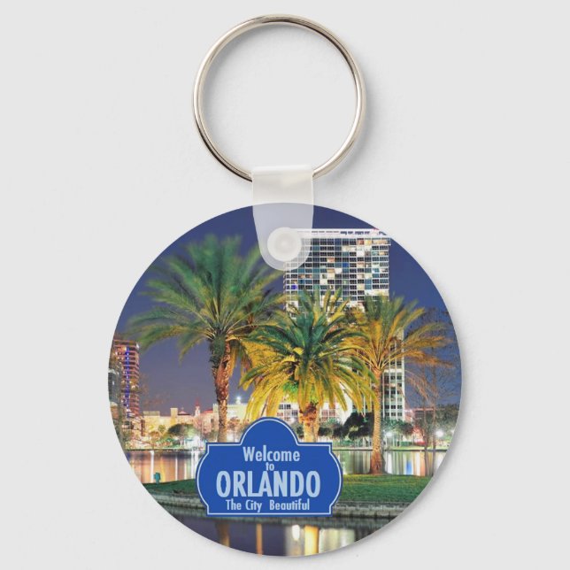Orlando Florida Keychain Nyckelring (Framsida)