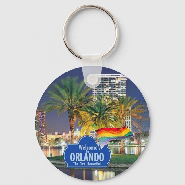 Orlando Florida Keychain Nyckelring (Framsida)