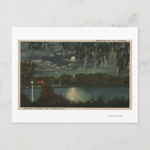 Orlando, Florida - Moonlit View of Sjö Cherokee Vykort