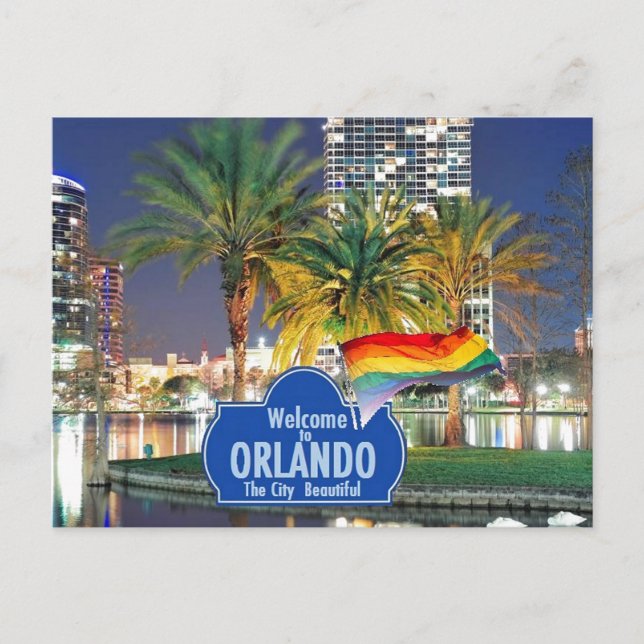 Orlando Florida Postcard Vykort (Framsida)