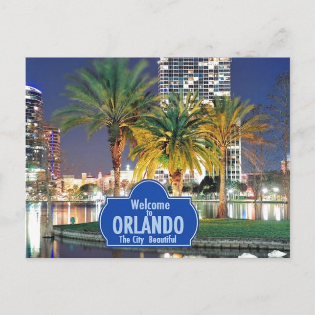 Orlando Florida Postcard Vykort (Framsida)
