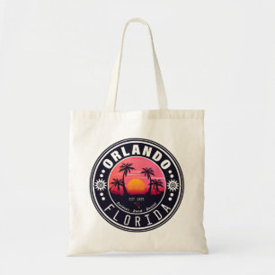 Orlando Florida Retro Sunset Tropical Souvenir 80s Tygkasse