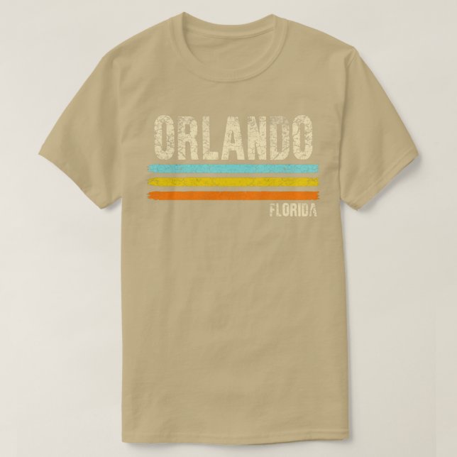 Orlando Florida Retro T Shirt (Design framsida)
