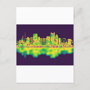 Orlando Florida Skyline Inbjudan Vykort