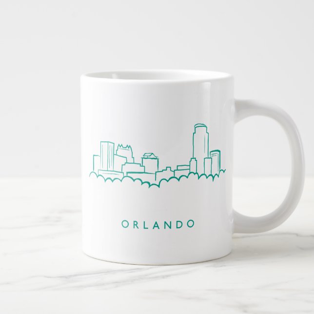 Orlando Florida Skyline Jumbo Mugg (Höger)