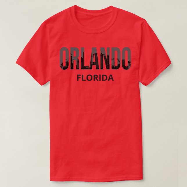 Orlando Florida Skyline Pride I T Shirt (Design framsida)