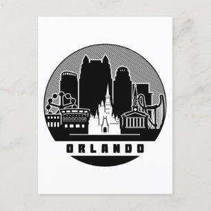 Orlando Florida Skyline Vykort